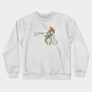 Maryland Mermaid Crewneck Sweatshirt